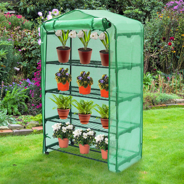 HIO 40" W x 19" D Growing Rack Greenhouse Wayfair